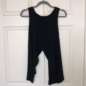 Black crop top